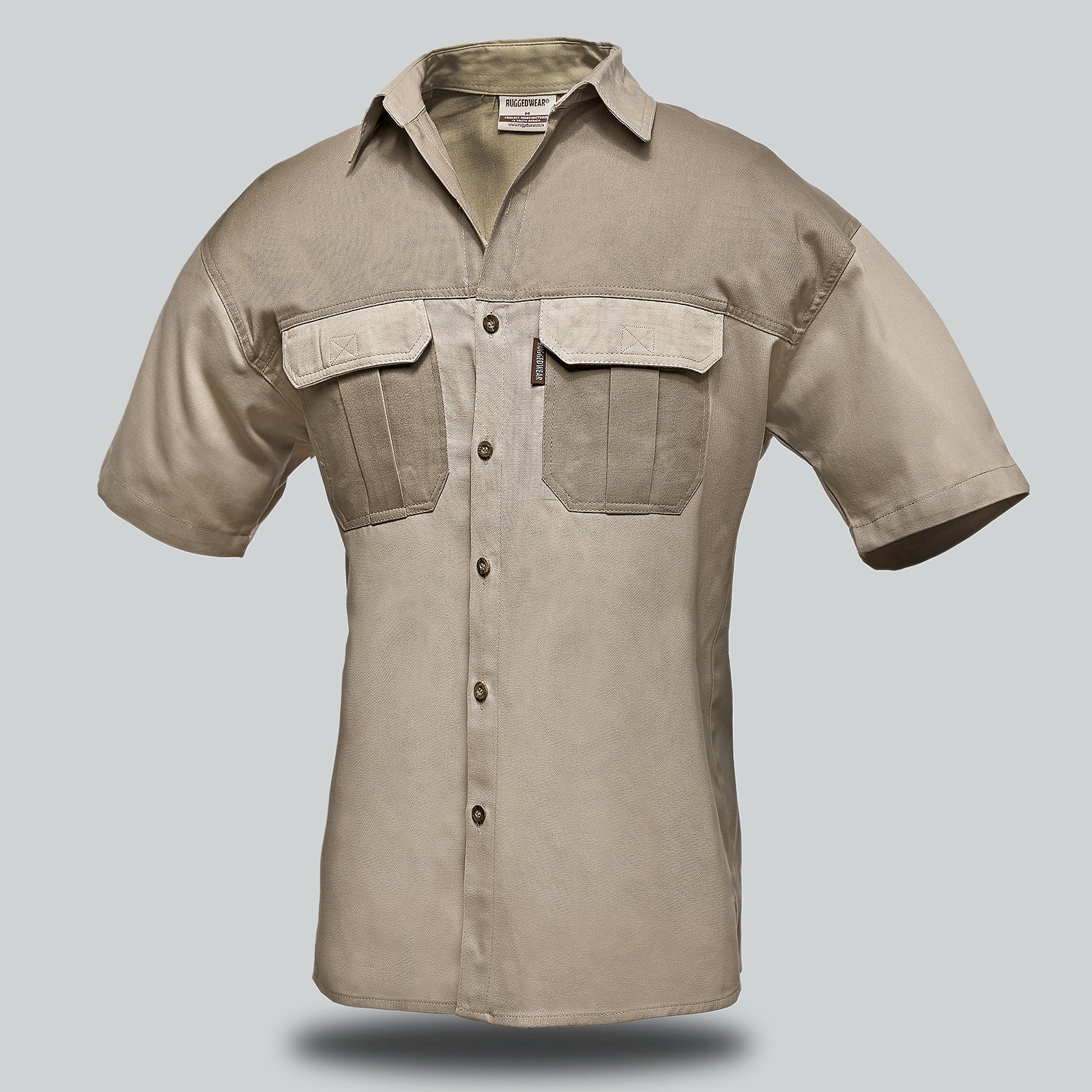 Serengeti Short Sleeve Two Tone Shirt - Men's
