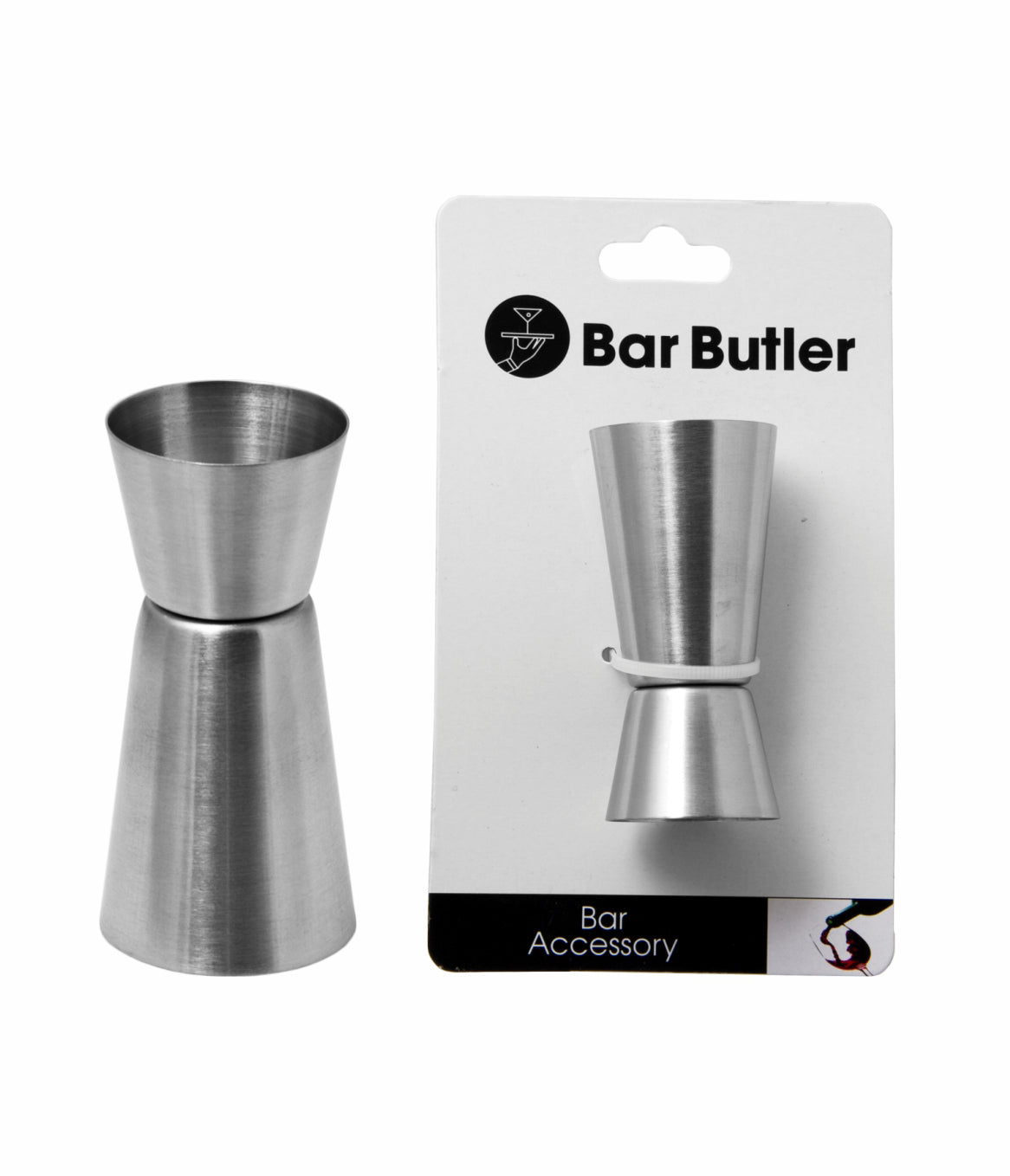 Bar Butler Tot Measure S/Steel 25 and 50ml