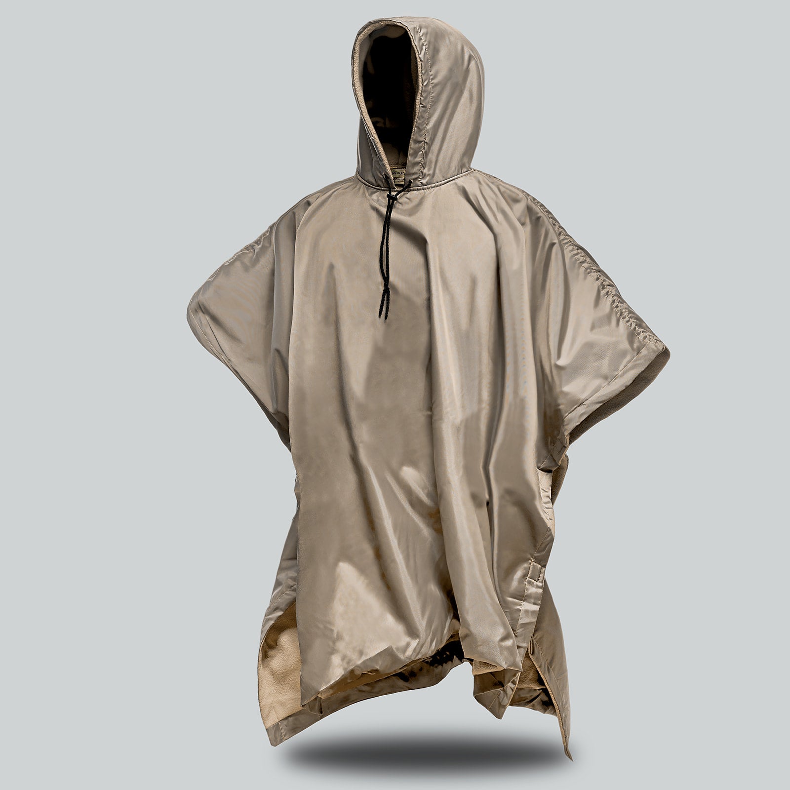 Waterproof Fleece-Lined Poncho